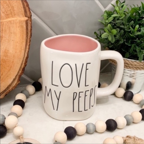 Rae Dunn LOVE MY PEEPS Coffee Mug - Picture 4 of 7